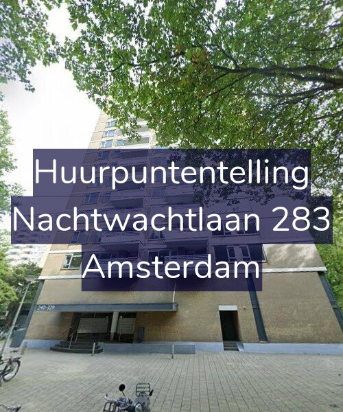 Foto gevel Huurpuntentelling voor Nachtwachtlaan 283, Amsterdam