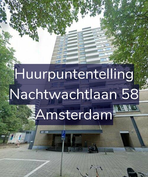 Foto gevel Huurpuntentelling voor Nachtwachtlaan 58, Amsterdam