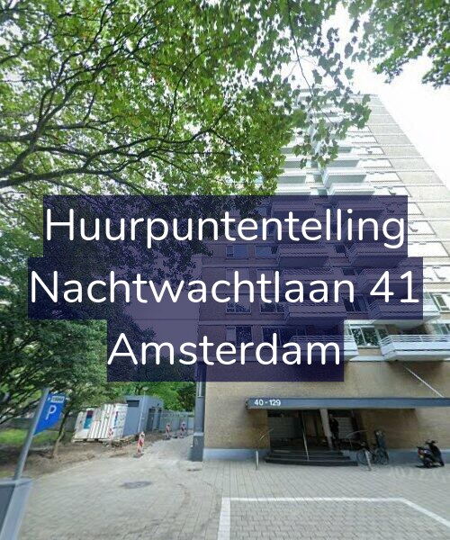 Foto gevel Huurpuntentelling voor Nachtwachtlaan 41, Amsterdam