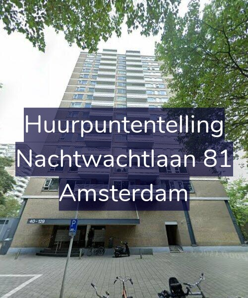 Foto gevel Huurpuntentelling voor Nachtwachtlaan 81, Amsterdam