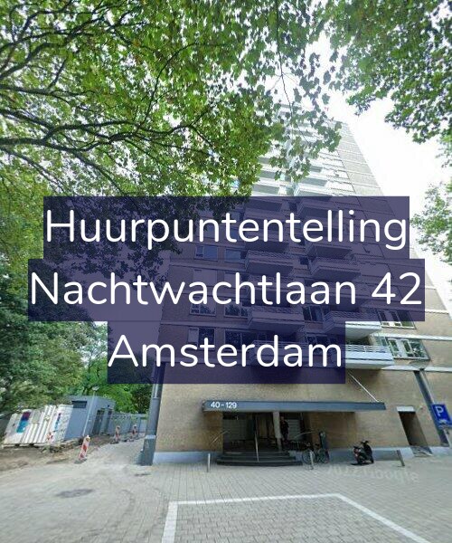 Foto gevel Huurpuntentelling voor Nachtwachtlaan 42, Amsterdam