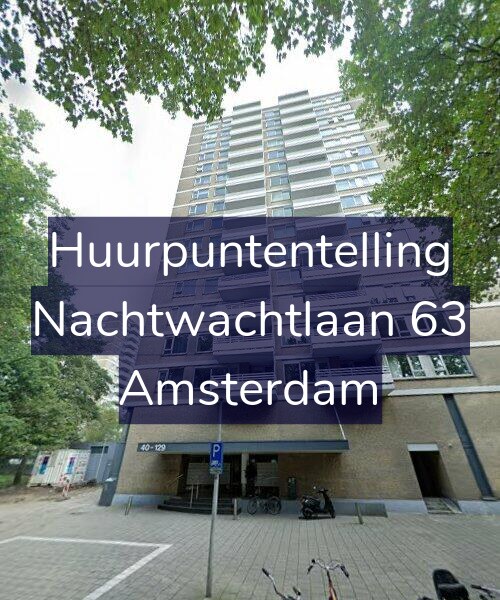 Foto gevel Huurpuntentelling voor Nachtwachtlaan 63, Amsterdam