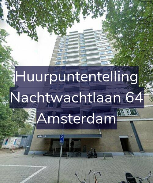 Foto gevel Huurpuntentelling voor Nachtwachtlaan 64, Amsterdam