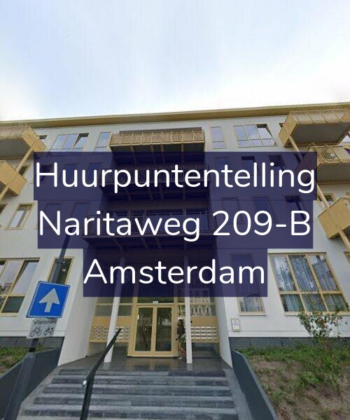 Foto gevel Huurpuntentelling voor Naritaweg 209-B, Amsterdam