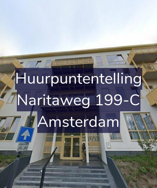 Foto gevel Huurpuntentelling voor Naritaweg 199-C, Amsterdam