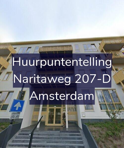 Foto gevel Huurpuntentelling voor Naritaweg 207-D, Amsterdam