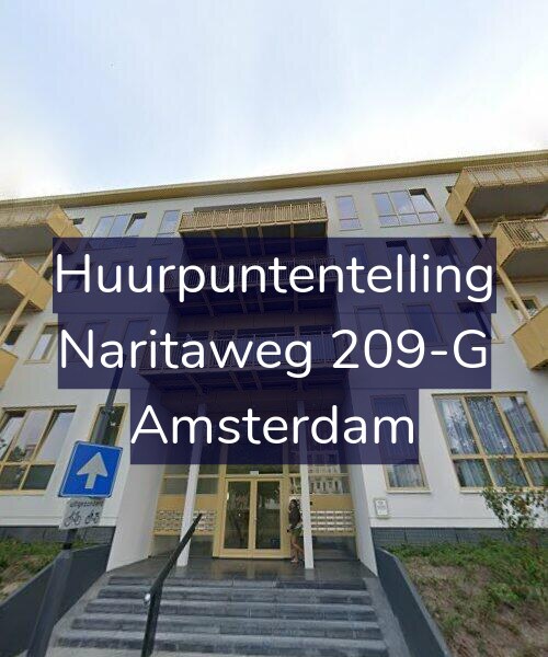 Foto gevel Huurpuntentelling voor Naritaweg 209-G, Amsterdam