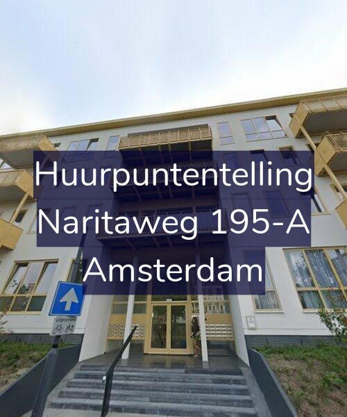 Foto gevel Huurpuntentelling voor Naritaweg 195-A, Amsterdam