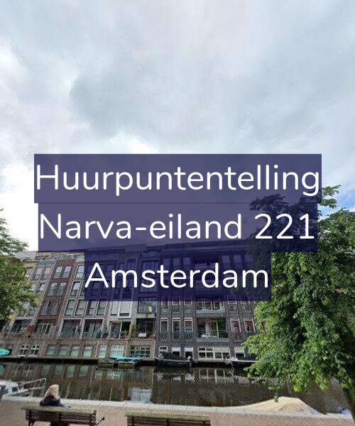 Foto gevel Huurpuntentelling voor Narva-eiland 221, Amsterdam