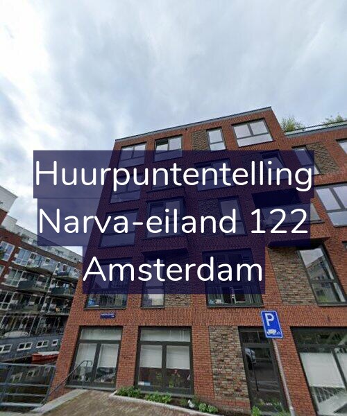 Foto gevel Huurpuntentelling voor Narva-eiland 122, Amsterdam