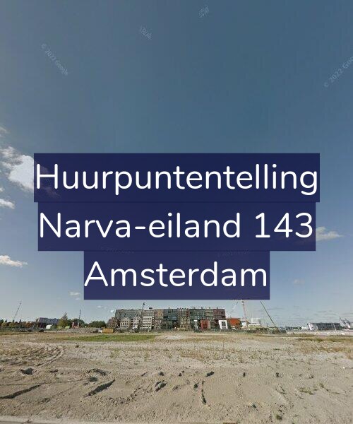 Foto gevel Huurpuntentelling voor Narva-eiland 143, Amsterdam