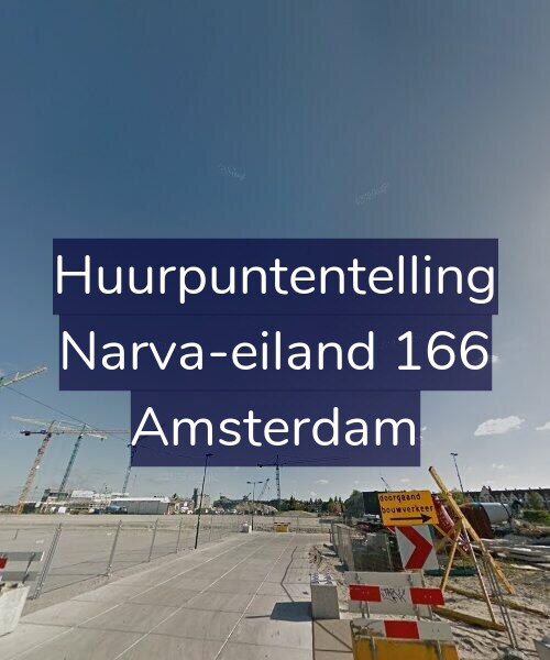 Foto gevel Huurpuntentelling voor Narva-eiland 166, Amsterdam