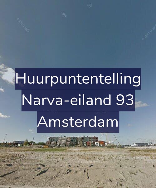 Foto gevel Huurpuntentelling voor Narva-eiland 93, Amsterdam