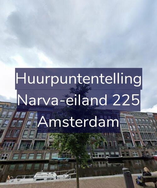 Foto gevel Huurpuntentelling voor Narva-eiland 225, Amsterdam