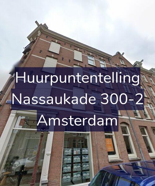 Foto gevel Huurpuntentelling voor Nassaukade 300-2, Amsterdam