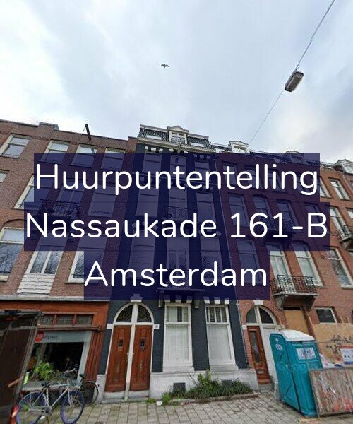 Foto gevel Huurpuntentelling voor Nassaukade 161-B, Amsterdam
