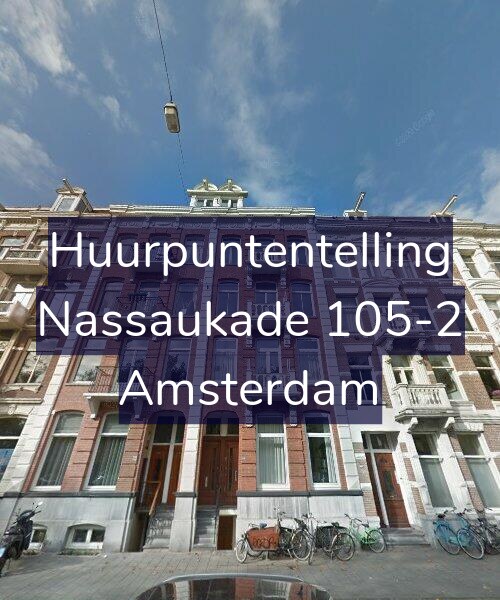 Foto gevel Huurpuntentelling voor Nassaukade 105-2, Amsterdam