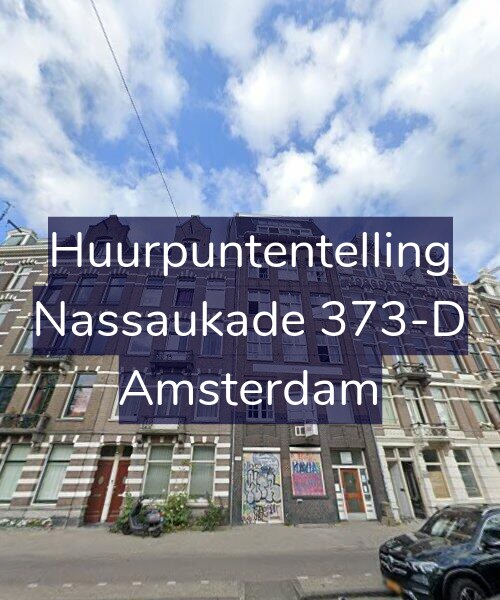 Foto gevel Huurpuntentelling voor Nassaukade 373-D, Amsterdam
