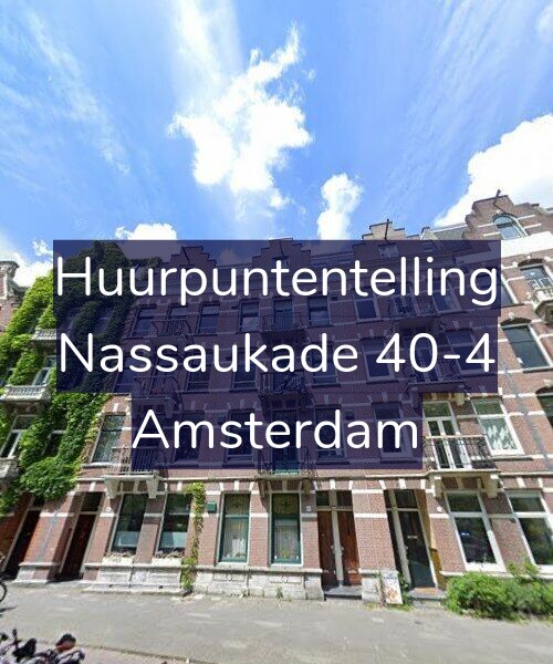Foto gevel Huurpuntentelling voor Nassaukade 40-4, Amsterdam