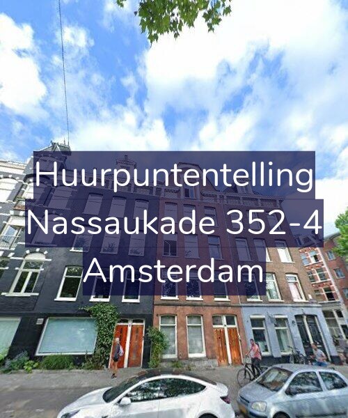 Foto gevel Huurpuntentelling voor Nassaukade 352-4, Amsterdam