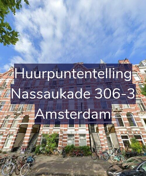 Foto gevel Huurpuntentelling voor Nassaukade 306-3, Amsterdam