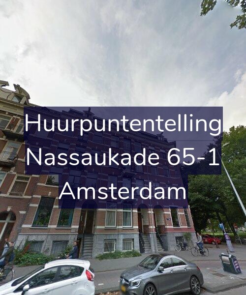 Foto gevel Huurpuntentelling voor Nassaukade 65-1, Amsterdam
