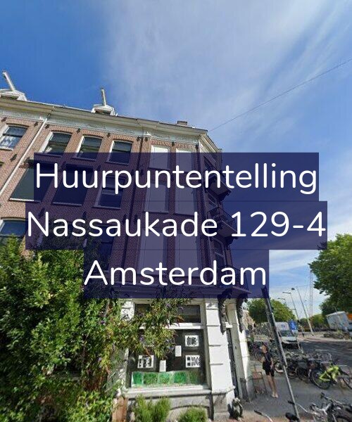 Foto gevel Huurpuntentelling voor Nassaukade 129-4, Amsterdam