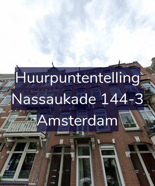 Foto gevel Huurpuntentelling voor Nassaukade 144-3, Amsterdam