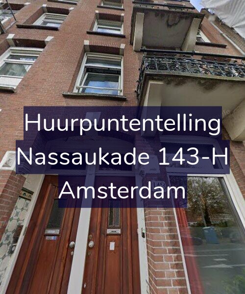 Foto gevel Huurpuntentelling voor Nassaukade 143-H, Amsterdam
