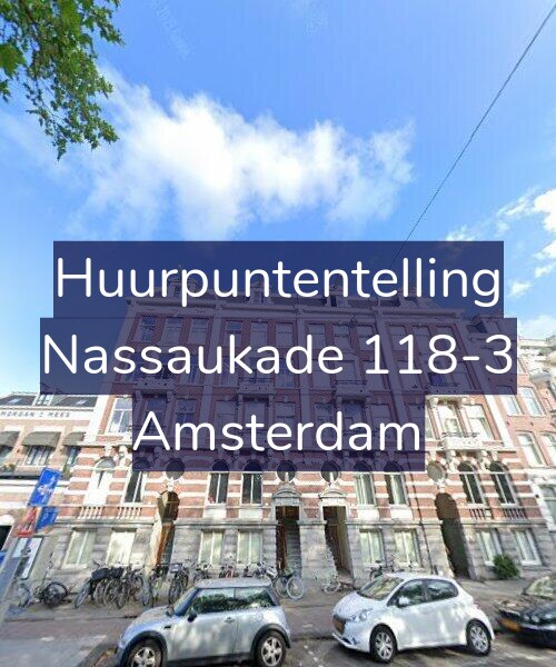 Foto gevel Huurpuntentelling voor Nassaukade 118-3, Amsterdam