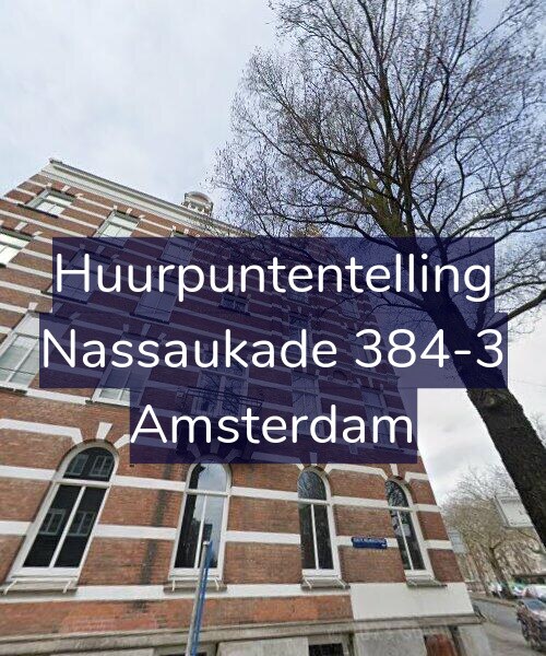 Foto gevel Huurpuntentelling voor Nassaukade 384-3, Amsterdam