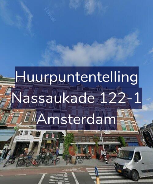 Foto gevel Huurpuntentelling voor Nassaukade 122-1, Amsterdam