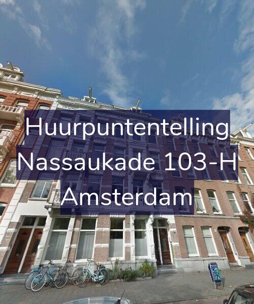 Foto gevel Huurpuntentelling voor Nassaukade 103-H, Amsterdam