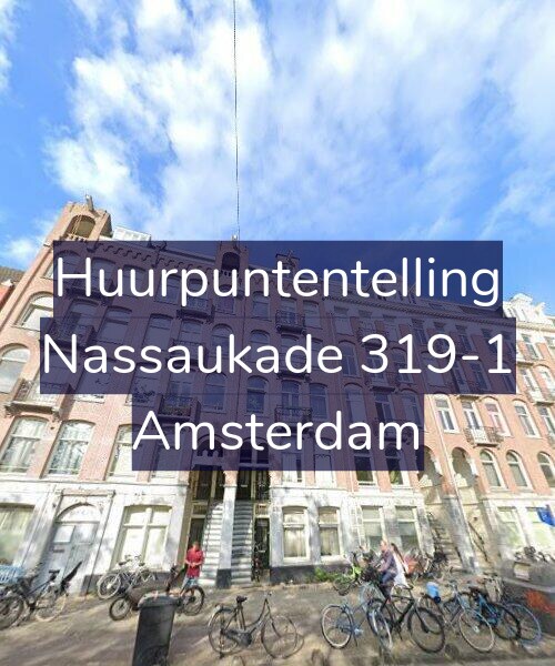 Foto gevel Huurpuntentelling voor Nassaukade 319-1, Amsterdam