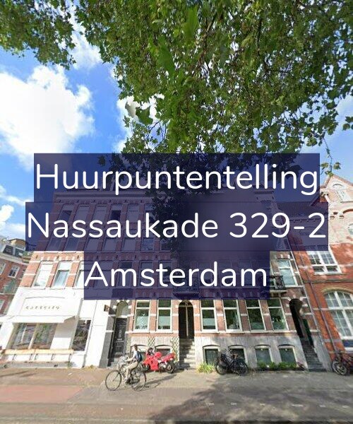 Foto gevel Huurpuntentelling voor Nassaukade 329-2, Amsterdam