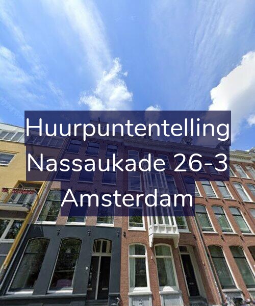 Foto gevel Huurpuntentelling voor Nassaukade 26-3, Amsterdam