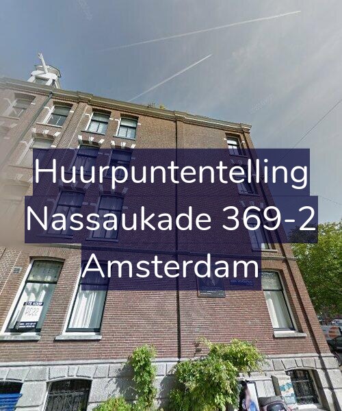 Foto gevel Huurpuntentelling voor Nassaukade 369-2, Amsterdam