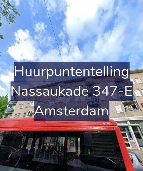 Foto gevel Huurpuntentelling voor Nassaukade 347-E, Amsterdam