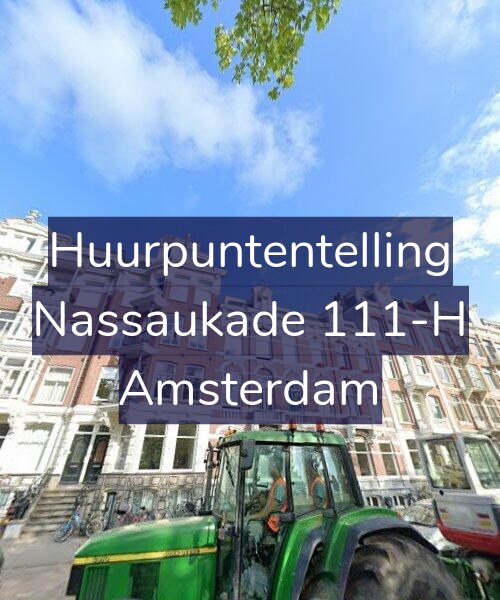 Foto gevel Huurpuntentelling voor Nassaukade 111-H, Amsterdam