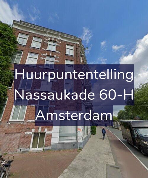 Foto gevel Huurpuntentelling voor Nassaukade 60-H, Amsterdam