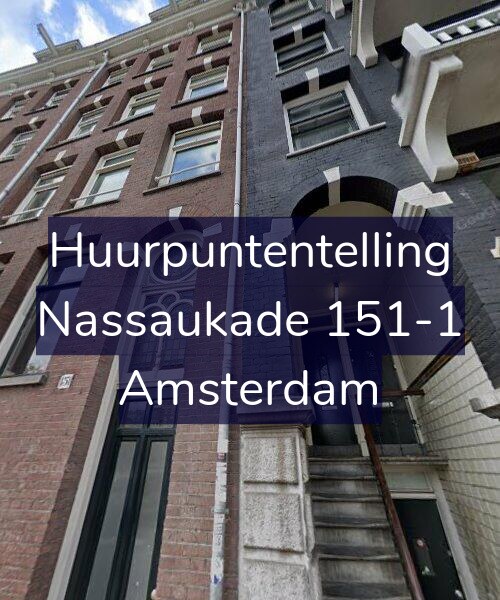 Foto gevel Huurpuntentelling voor Nassaukade 151-1, Amsterdam