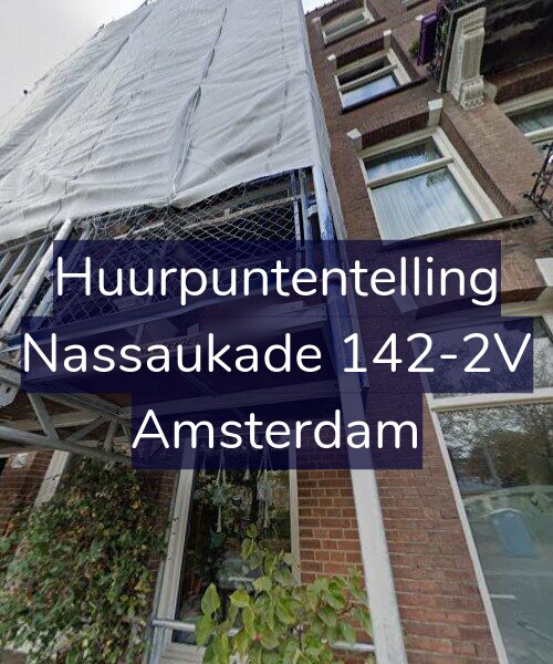 Foto gevel Huurpuntentelling voor Nassaukade 142-2V, Amsterdam