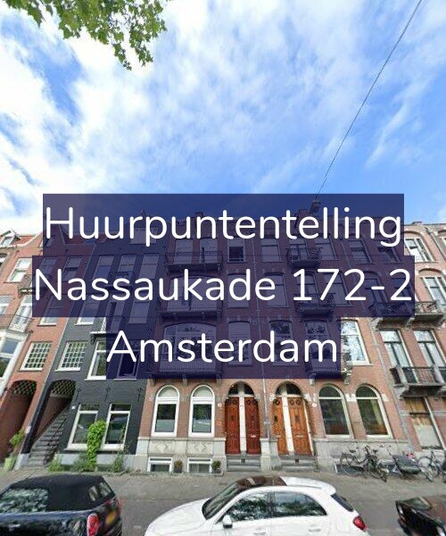 Foto gevel Huurpuntentelling voor Nassaukade 172-2, Amsterdam