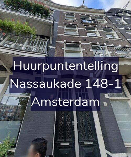Foto gevel Huurpuntentelling voor Nassaukade 148-1, Amsterdam