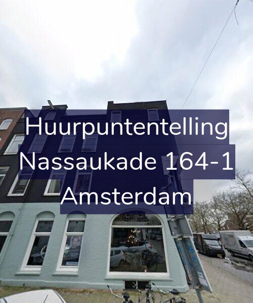 Foto gevel Huurpuntentelling voor Nassaukade 164-1, Amsterdam