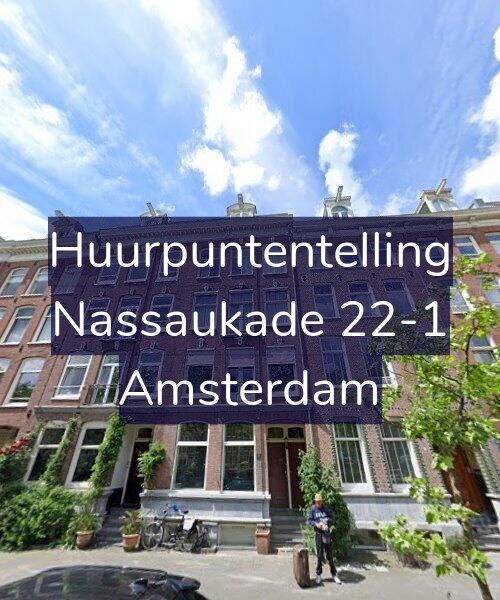 Foto gevel Huurpuntentelling voor Nassaukade 22-1, Amsterdam