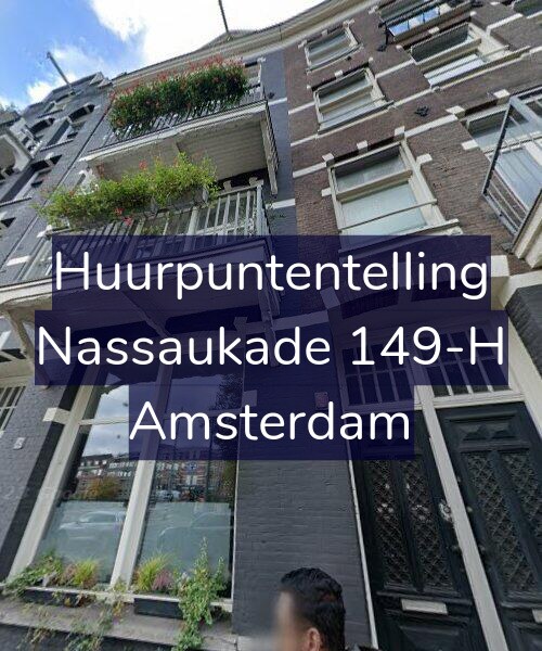 Foto gevel Huurpuntentelling voor Nassaukade 149-H, Amsterdam