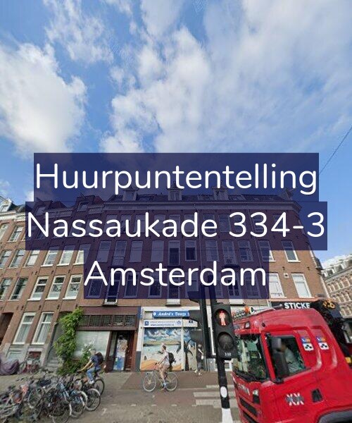 Foto gevel Huurpuntentelling voor Nassaukade 334-3, Amsterdam