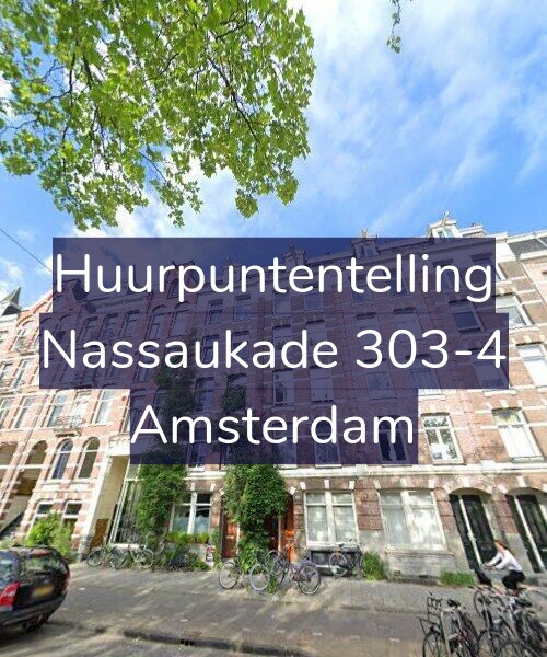 Foto gevel Huurpuntentelling voor Nassaukade 303-4, Amsterdam