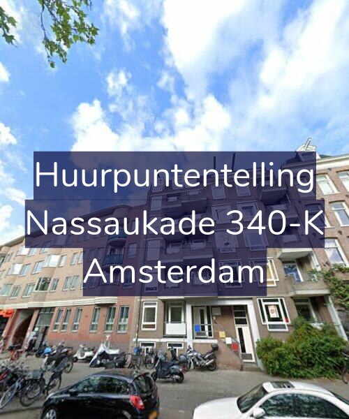Foto gevel Huurpuntentelling voor Nassaukade 340-K, Amsterdam